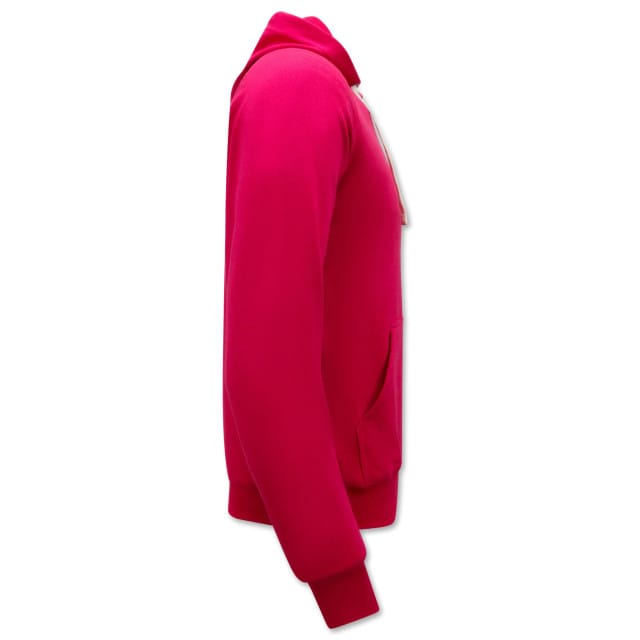 Hoodie Heren met Capuchon - Sweaters Heren - Mannen Truien - Magenta