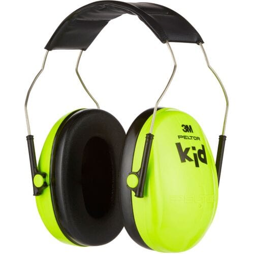 3M Peltor Kid gehoorbescherming voor kinderen (Neongroen)