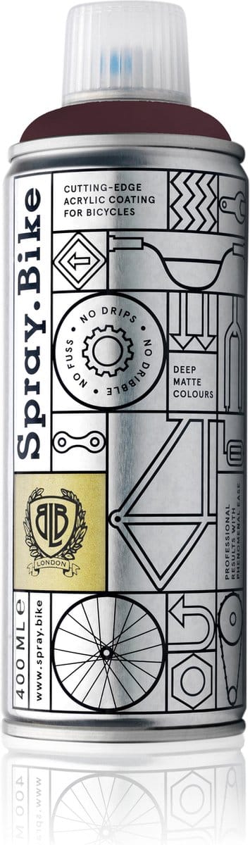 Spray.Bike Nightshade Collection - Spuitbus Fiets Verf - 400ml - Black Cherry rood