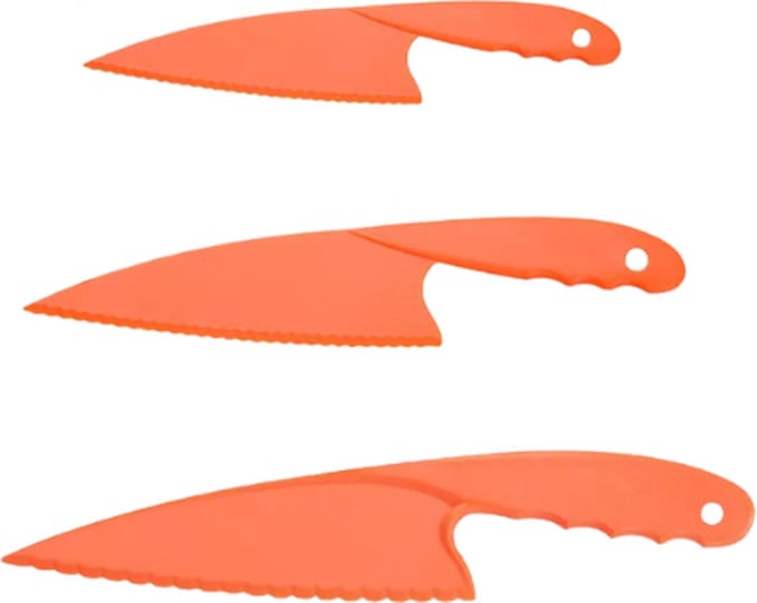 XYZ Goods - Kindermessen - Kindermes - Set van 3 - Oranje