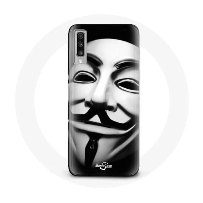 Samsung Galaxy A70 hoesje We are legioen anoniem masker