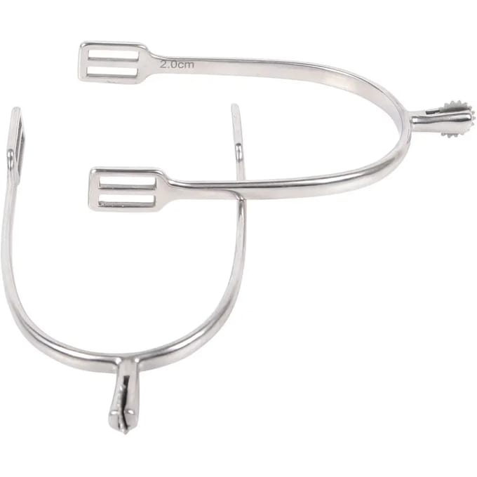 Harry's Horse Sporen met wiel - Rvs Basic - D20