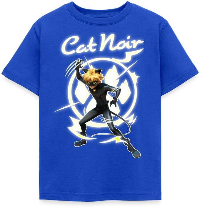 Miraculous Cat Noir Adrien Superheld T-Shirt Kinderen