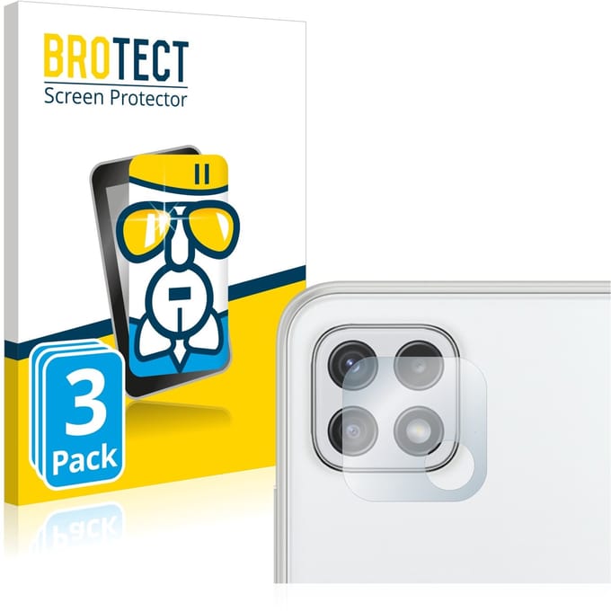 Screenprotector 3 Stuks voor Samsung Galaxy A22 5G (ALLEEN Camera Lens) Beschermglas transparant