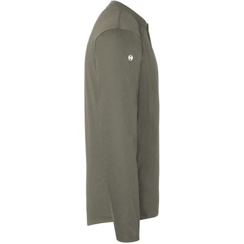 (6 stuks) KARLOWSKY Lange Mouw Heren Werkshirt Performance - Salie - maat: M Groen