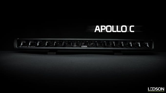 LED bar - Ledson - Apollo - 21.1 - 53.5cm - Smoke - curved - Driving Spot Combo