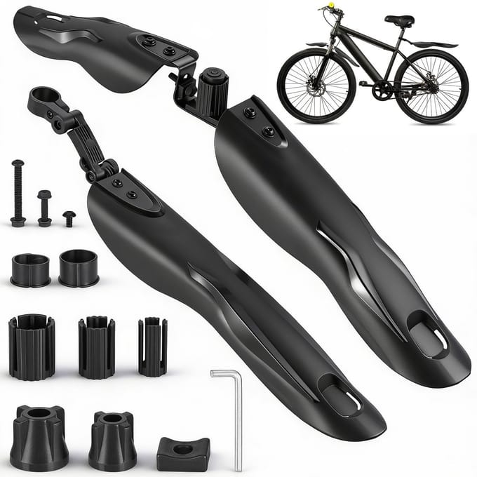 Dailygoods - Universeel Verstelbaar MTB Spatbord voor Mountainbikes