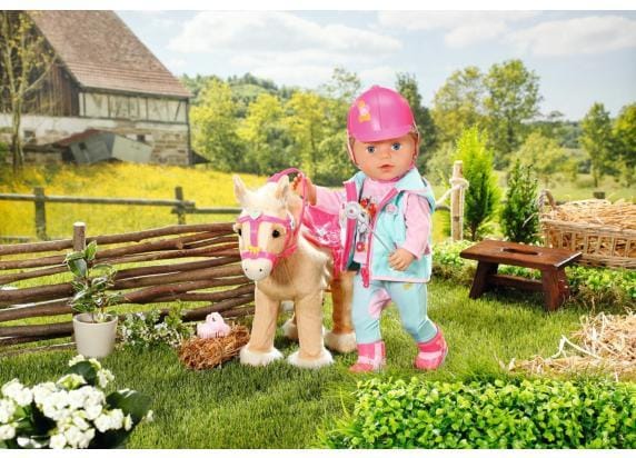 BABY born Mijn Schattige Paard - Poppenknuffel