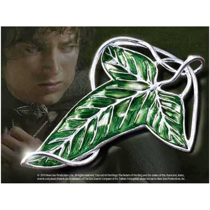 Lord of the rings: elven leaf brooch