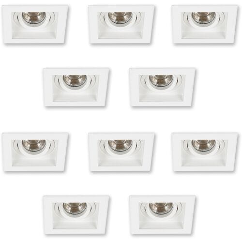 KS Verlichting Set Axl inbouwspots 10 stuks wit