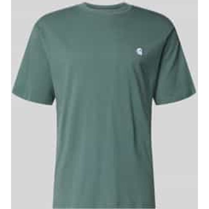 T-shirt met labelstitching model 'Madison'
