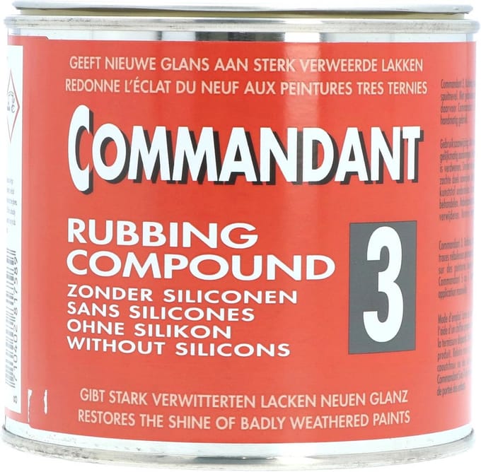 Rubbing Compound nr.3 voor het Herstellen van Verweerde Autolak