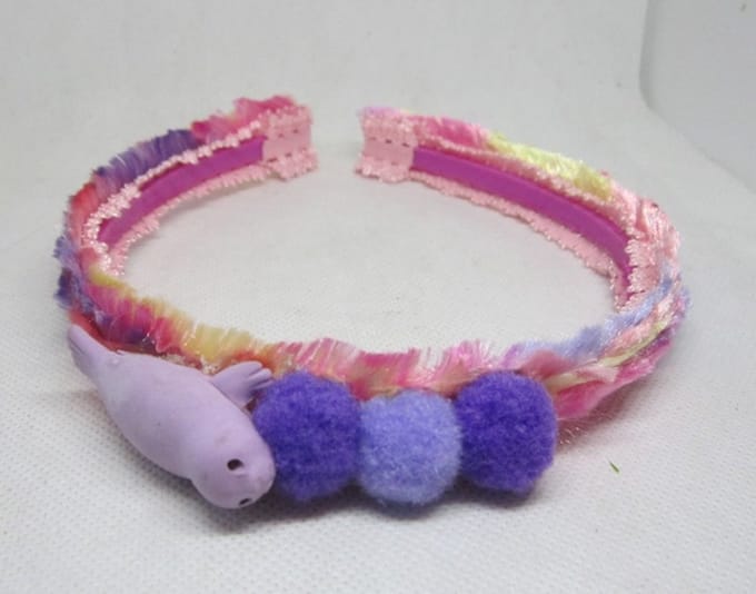 ZoeZo Design - haarband - diadeem - lila - paars - roze
