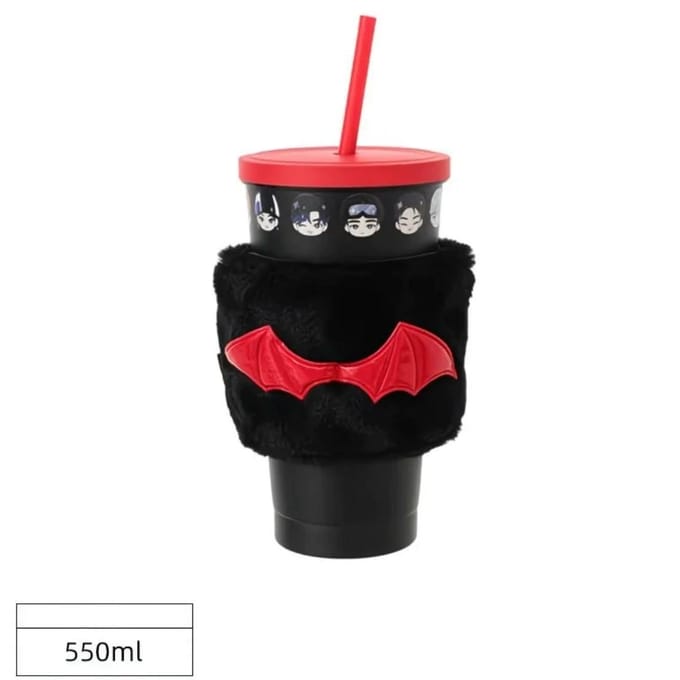 ENHYPEN x MINISO - Tasse à paille Personnage 550mL black