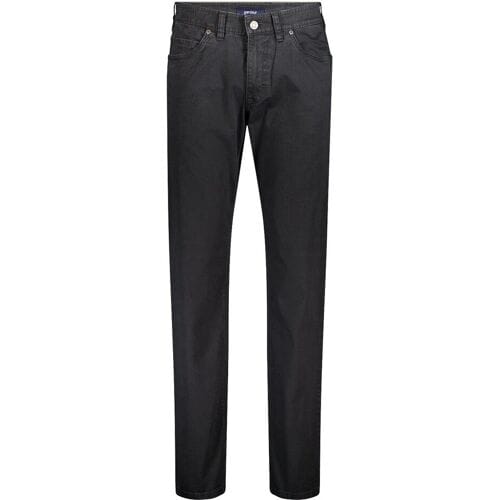 Gardeur Broek Bill Patterned Cotton Soft Touch Comfort Stretch Anthracite / male