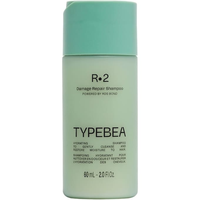 TYPEBEA Shampoo & Conditioner R·2 Damage Repair Herstelshampoo Dames 60 ml