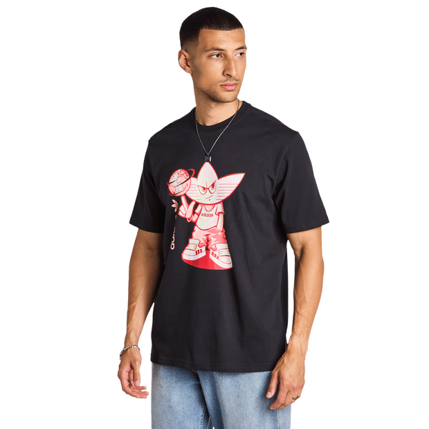 Adidas Graphics T-shirts Heren - Zwart - Maat M