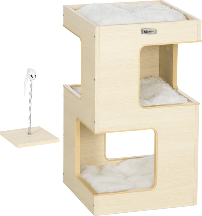 PawHut Kattenhuis met kussen D30-591V00