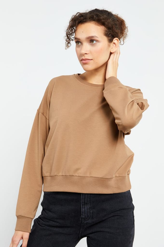 Dames Casual Crew Neck Sweatshirt