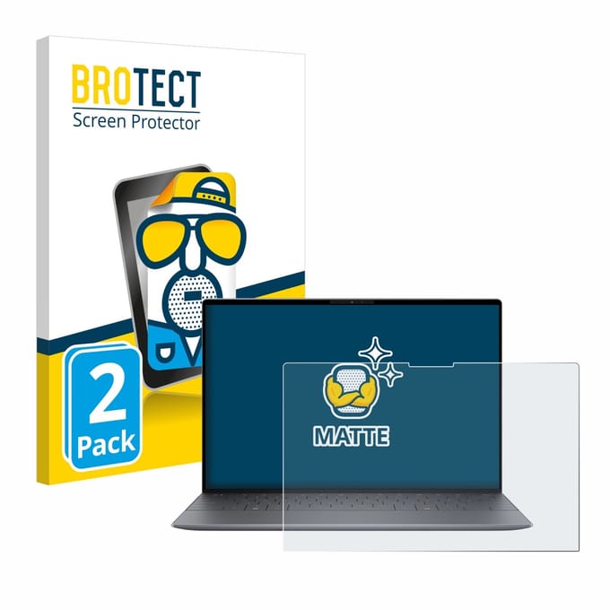 BROTECT - Screenprotector voor Dell XPS 13 9345 - Folie Beschermfolie matte 2 Stuks