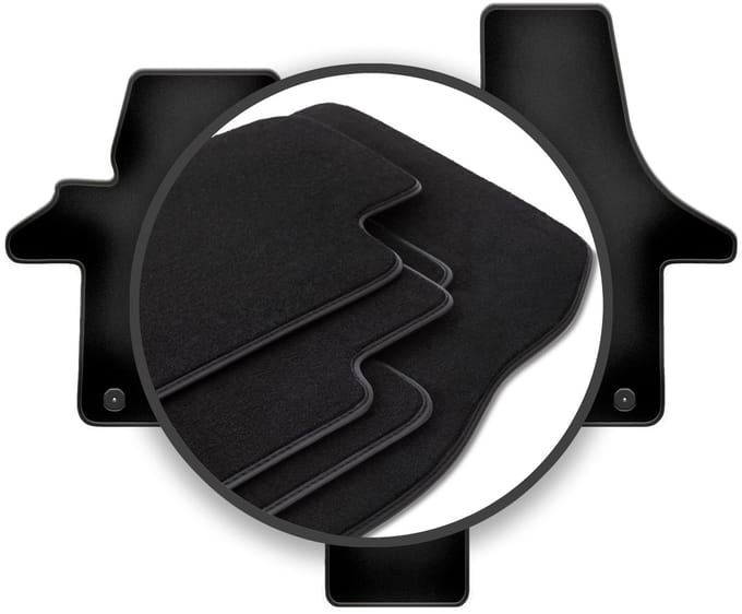 Premium automatten voor: VW Transporter T5 Caravelle 2-zits (2003-2015)