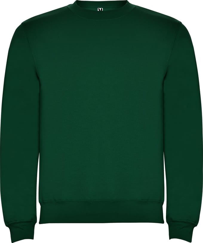 Flessengroene unisex OEKO TEX sweater Classica merk Roly maat M