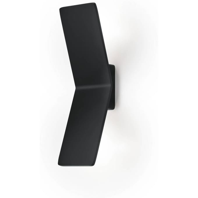 Knapstein LED wandlamp Ada, zwart, aluminium, 2-lamps