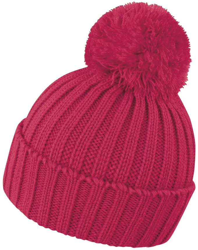 Result HDi Quest Knitted Hat RC369 - Raspberry - One size