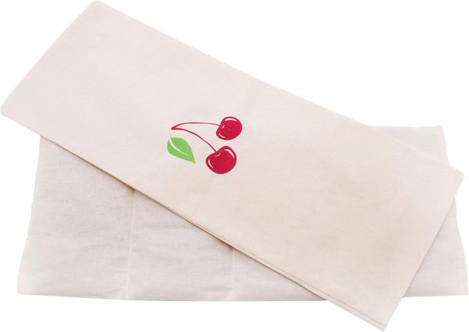 Solidchoice - Kersenpitkussen met Afneembare Katoenen Hoes 20x53 cm