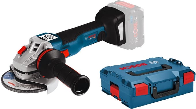 Bosch Professional GWS 18V-10 PSC Accu haakse slijper 125mm 18V Basic Body in L-Boxx - 06019G3F0B