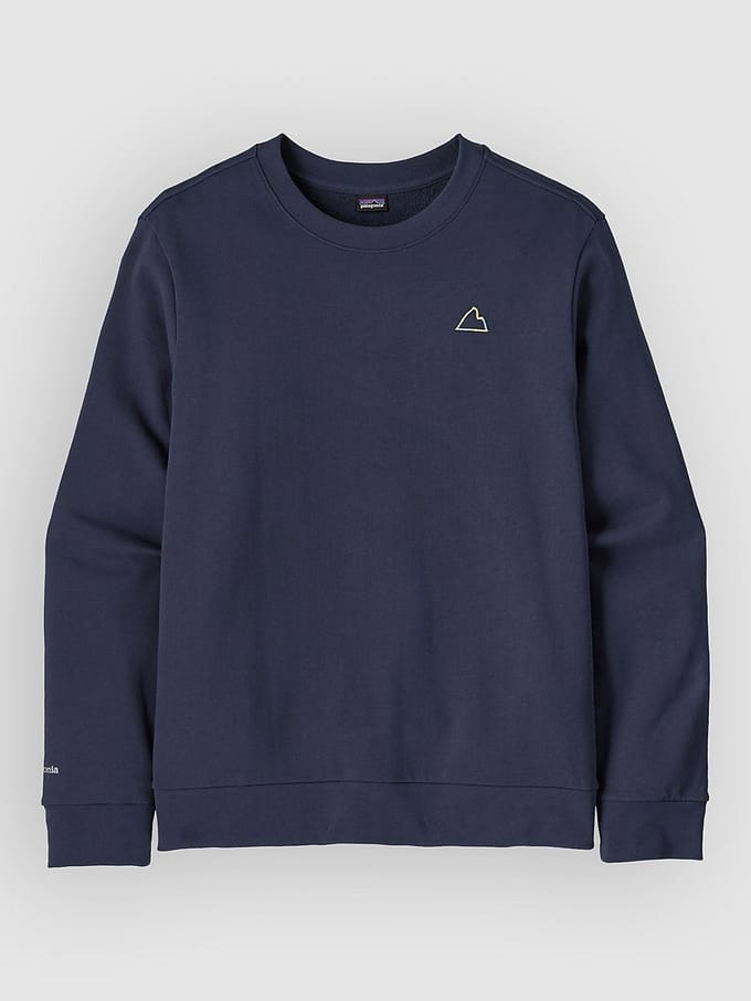 Patagonia Fitz Roy Massif Daily Crew Sweater blauw