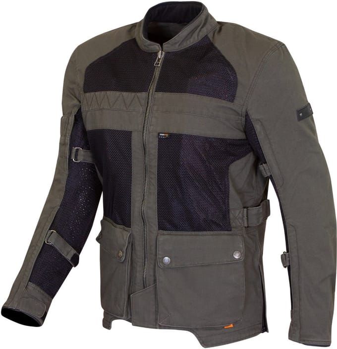 Merlin Mahala D3O Raid Explorer Olijfgroen Textiele Motorjas - Jas