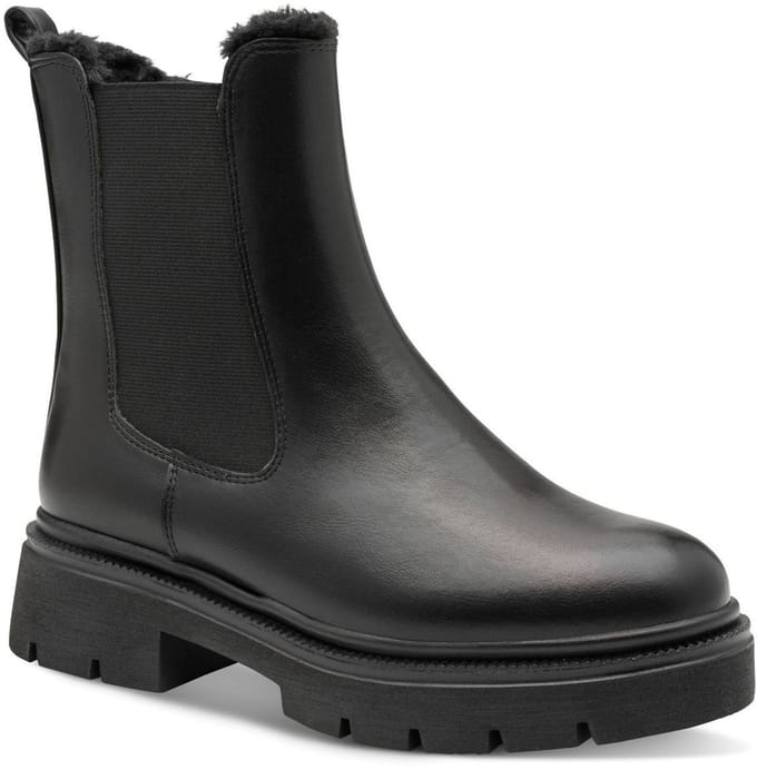 Marco Tozzi Dames Chelseaboot 2-26437-45 001 F-breedte Maat: 38 EU