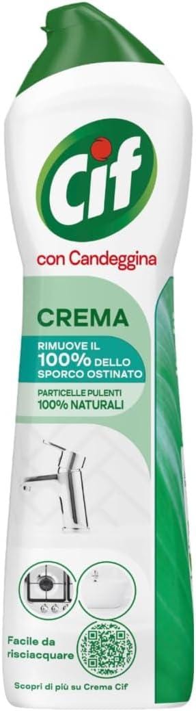 Cif Crème Reinigingsmelk met Bleek 500 ml