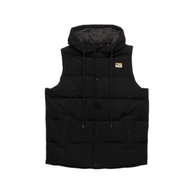 Superdry - Everest Bodywarmer Met Capuchon - Heren - Gilets