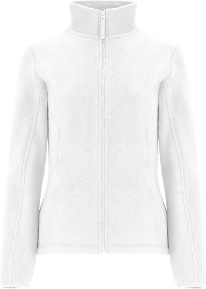 Roly - Artic Dames Fleece Sweater met Rits - White 01 maat XXL