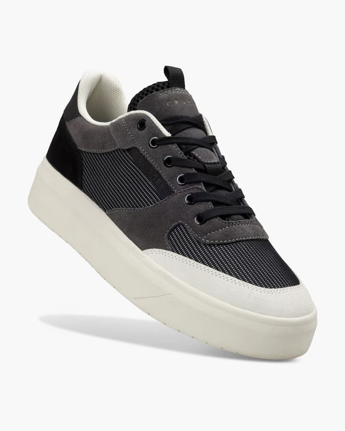 Cruyff Terra Court Heren Grijs/Witte Sneakers