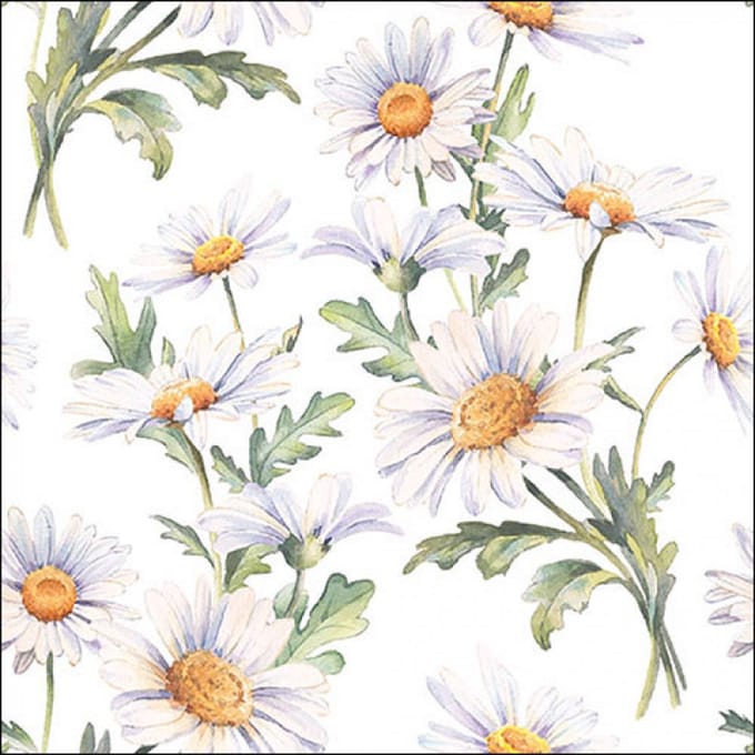 Ambiente Servet Beautiful daisies 33cm