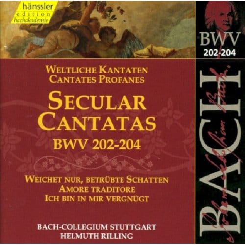 Bach-Collegium Stuttgart, Helmuth Rilling - J.S. Bach: Weltliche Kantaten Bwv 202,204 (CD)