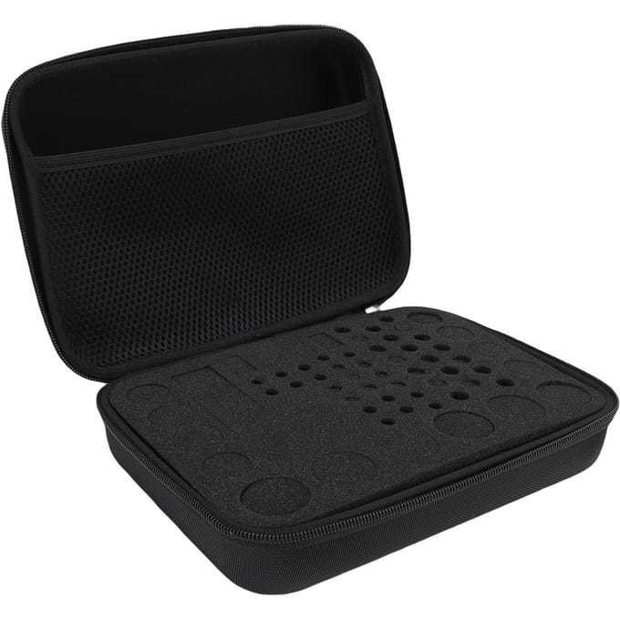 Harde Batterij Organizer Opberg Houder Doos Koffer voor AA AAA C D 3V 9V Batterijen en Tester black