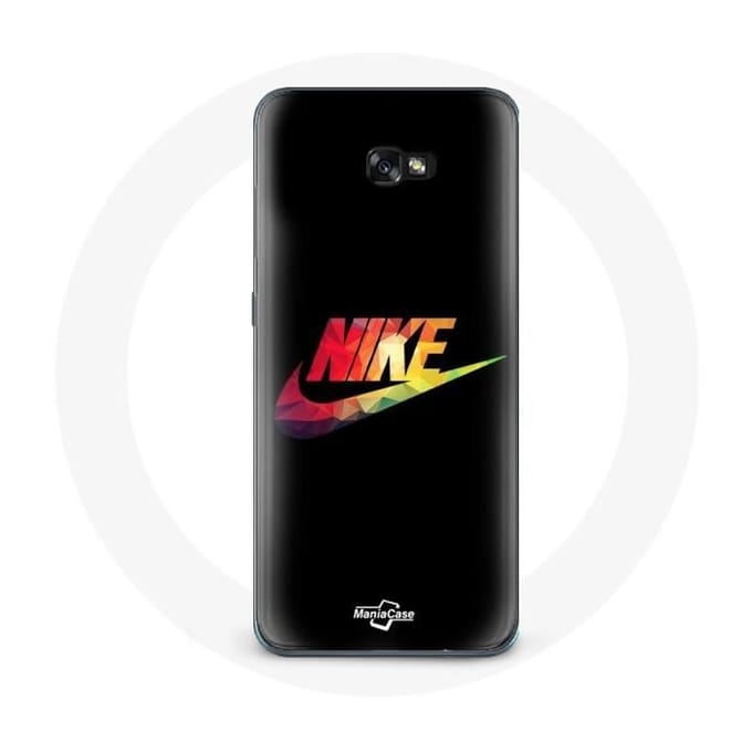 Coque pour Samsung A5 2016 Nike Logo Couleur fond noir