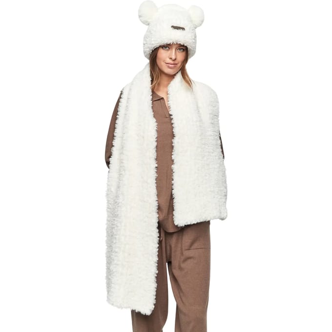 Vrouwen sjaal en muts met oren set Selmark PC1 Style ADD