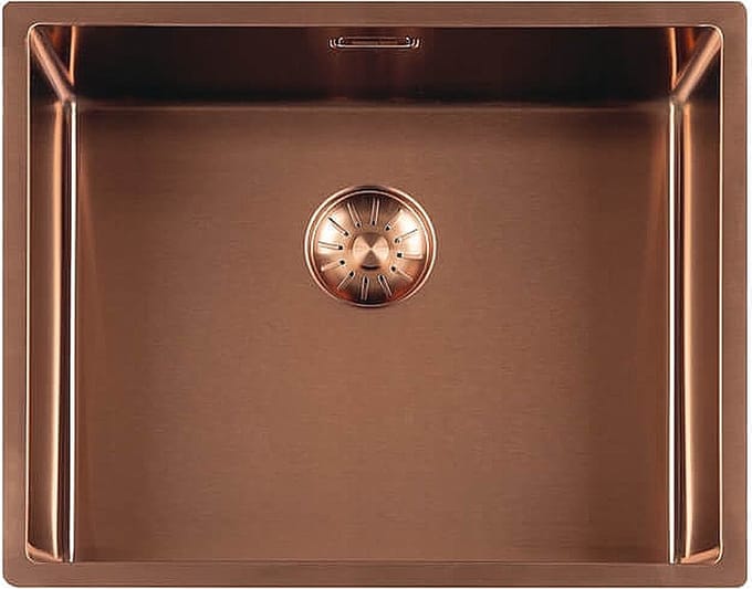 Lorreine Royal series spoelbak 50x40cm copper