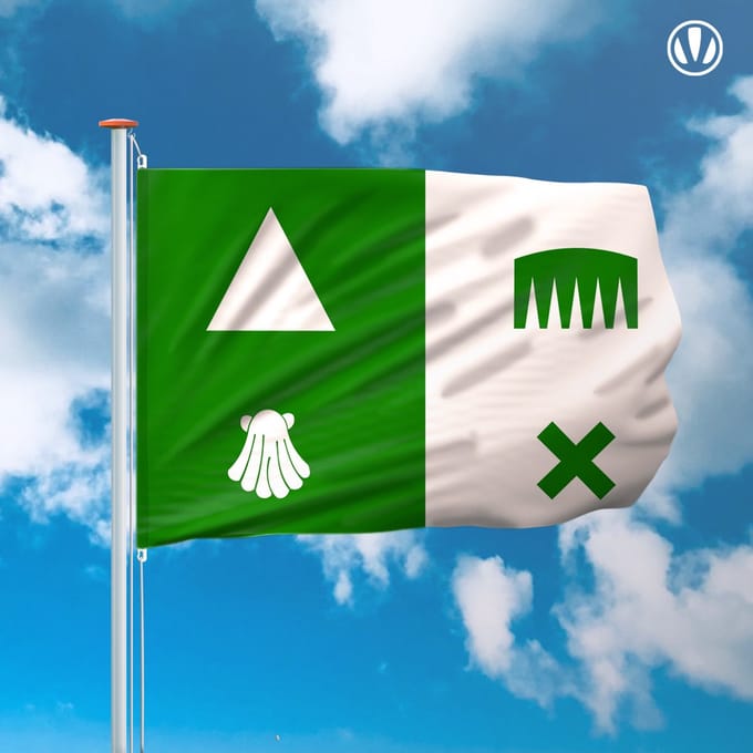 Vlag Alphen-Chaam 150x225cm