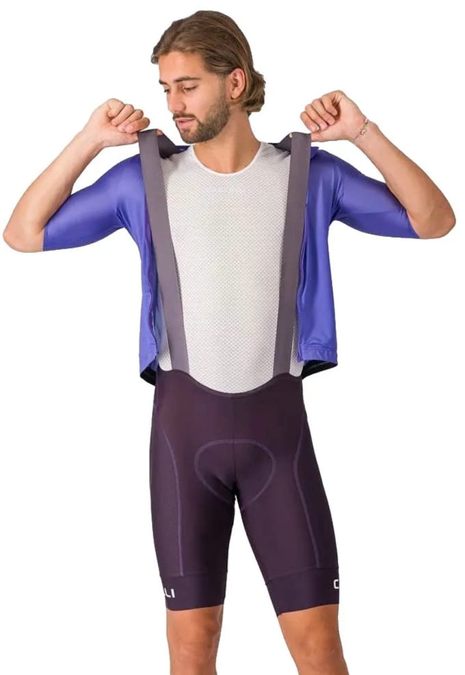 Castelli Competizione 2 Kit Fietsbroek Paars S Man