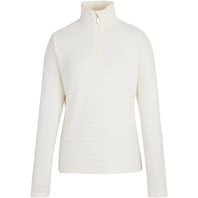 Glamourize middenlaag isolerende actieve fleecetrui met 1/4 rits voor dames