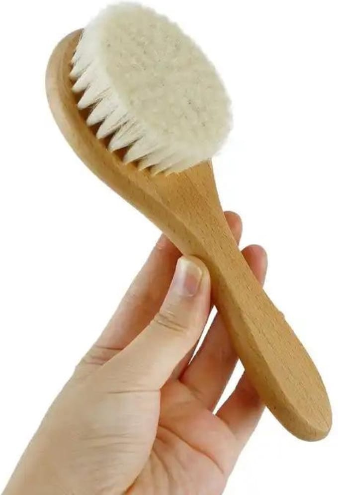 Houten Baby Borstel - Haarborstel