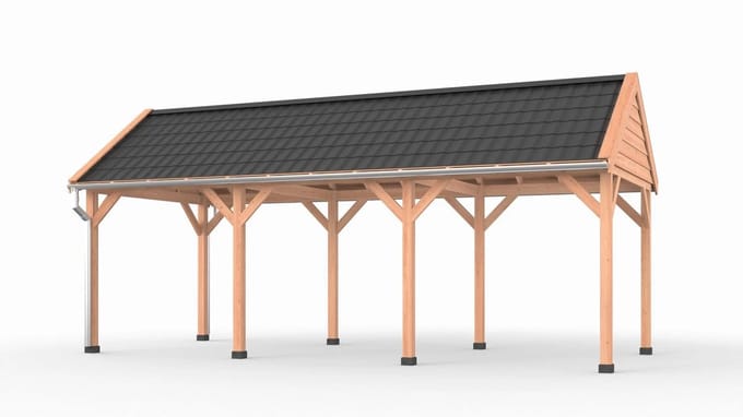 Douglas overkapping zadeldak, 750 x 300, Westwood Ruiter Basic