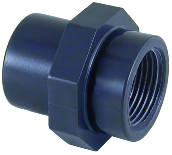PVC Übergangsmuffe 50-40mm met 1 1/4" binnendraad