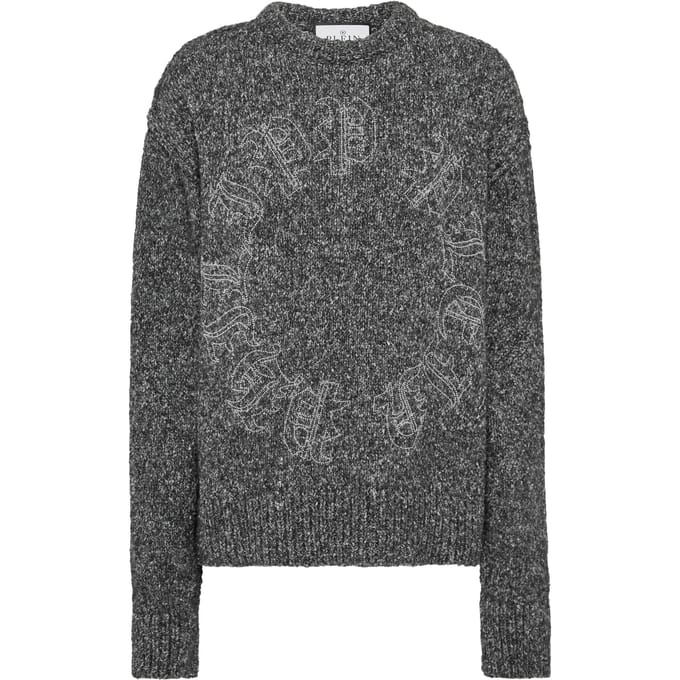 Pullover Ronde Hals Gothic Plein
